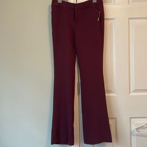Wine colored dress pants